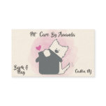 Pet Sitter Rover Dog Boarding Business Cards Pet Sitter Rover Dog Boarding Business Cards