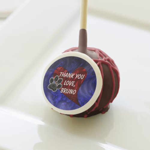 Pet Sitter Thank You Dog Walker Appreciation Cake Pops