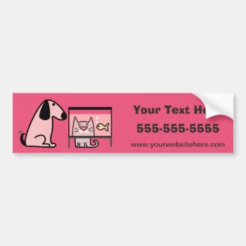 Pet Sitter's Bumper Sticker by PetProDesigns at Zazzle