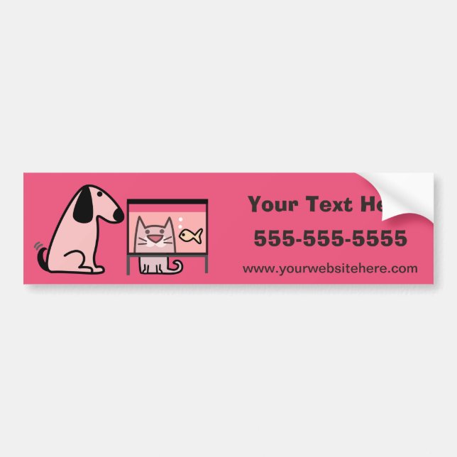 Pet Sitter's Bumper Sticker (Front)