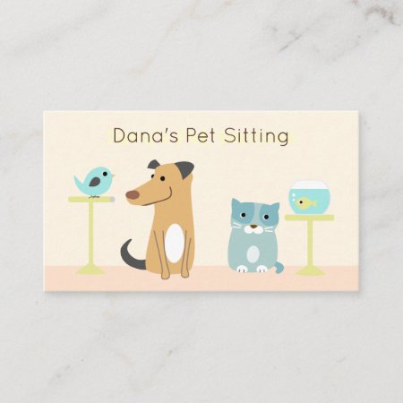 Pet Sitter's Business Card