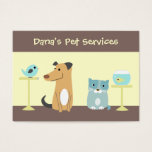 Pet Sitter's Business Card Pet Sitter's Business Card