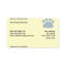 Pet Sitter's Business Card
