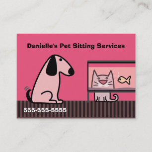 Pet Sitter's Business Red Card