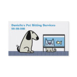 Pet Sitter's Dog Cat & Aquarium Business Card Pet Sitter's Dog Cat & Aquarium Business Card