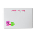 Pet Sitter's Dog & Cat with Heart Post-it Notes Pet Sitter's Dog & Cat with Heart Post-it Notes