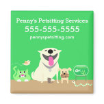 Pet Sitter's Green magnet Pet Sitter's Green magnet