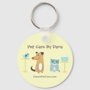 Pet Sitter's Promotional Keyring by PetProDesigns at Zazzle