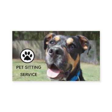 Pet Sitting and Animal Care Business Card Pet Sitting and Animal Care Business Card