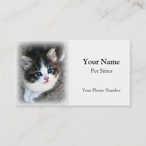 Pet Sitting Business Card