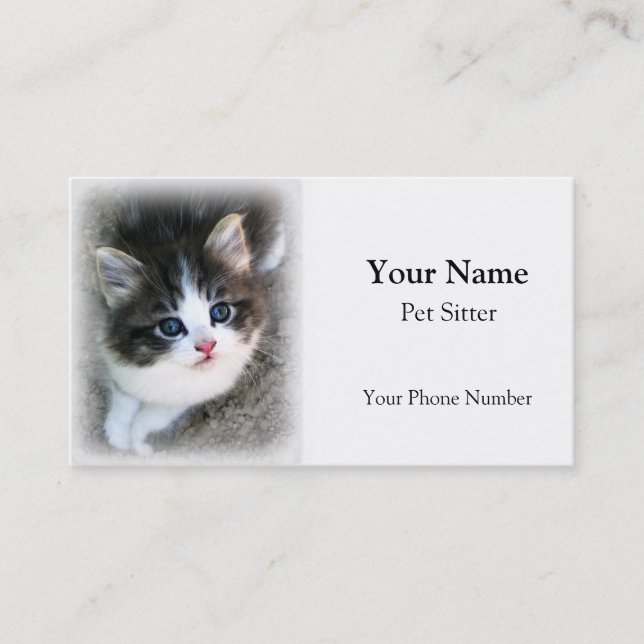 Pet Sitting Business Card (Front)