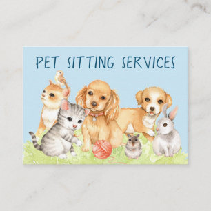 Pet Sitting Business Card