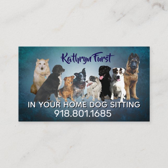 pet sitting business cards (Front)