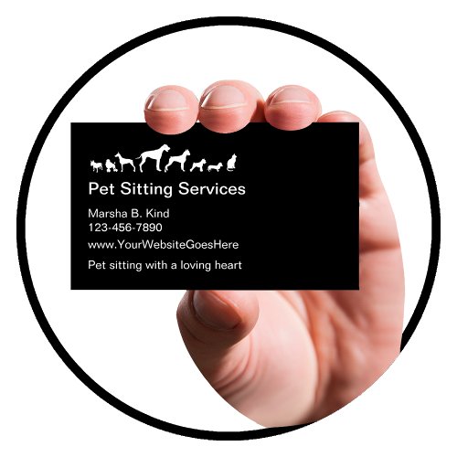 Pet Sitting Business Cards