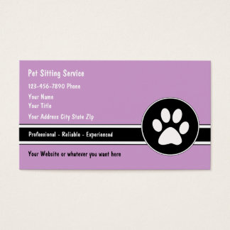 Pet Sitting Business Cards Templates Zazzle Pet Sitting Business Cards