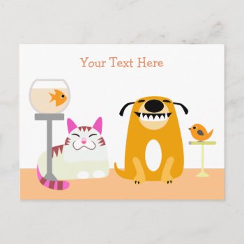 Pet Sitting Business Postcard by PetProDesigns at Zazzle