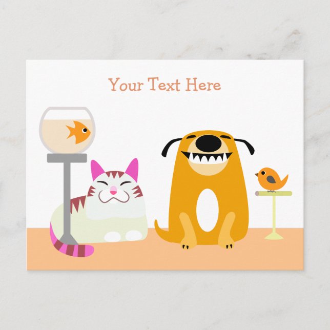 Pet Sitting Business Postcard (Front)