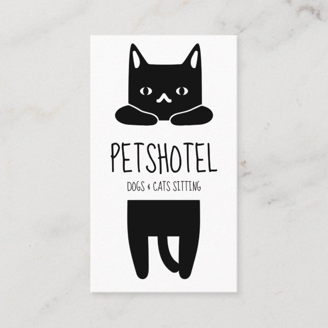Pet Sitting, Clinic, Veterinary Shelter, Grooming Business Card (Front)