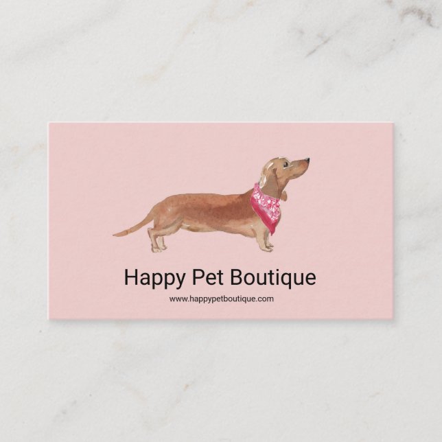 Pet Sitting, Dog Sitting, Pet Business Cards,  Bus Business Card (Front)