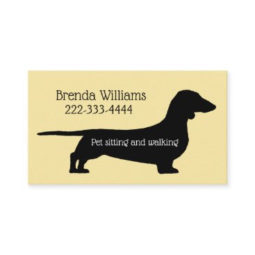 Pet Sitting Dog Walker Business Card Pet Sitting Dog Walker Business Card