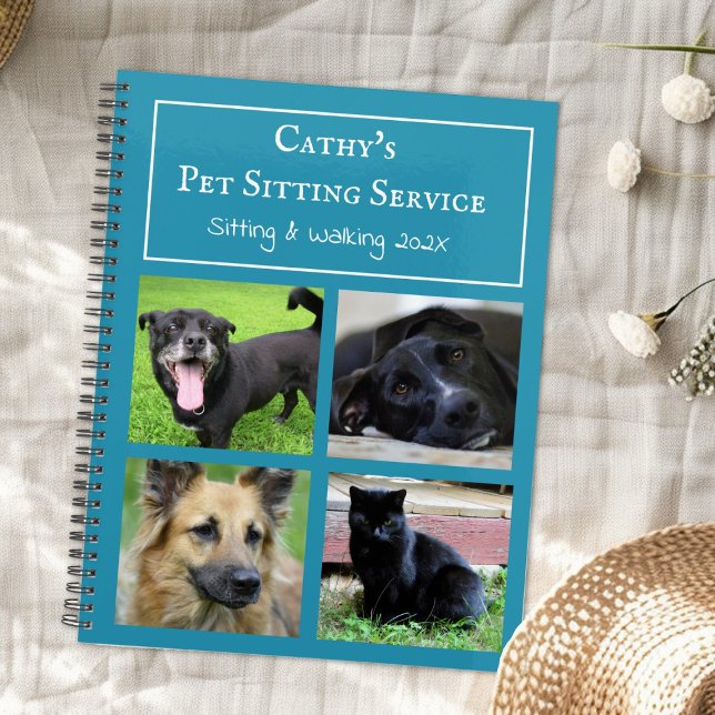 Pet Sitting Dog Walking Service Personalized Photo Planner (Creator Uploaded)