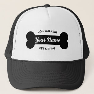 Pet Sitting & Dog Walking service trucker hat