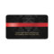 Pet Sitting Elegant Red Ribbon Gold Paw Damask