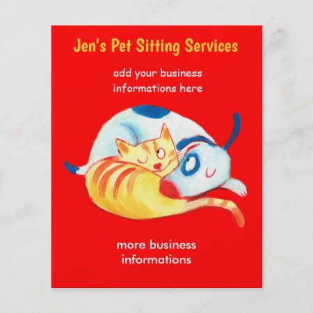Pet Sitting Flyer