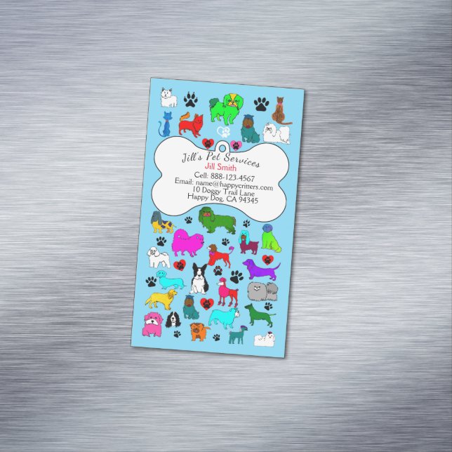 Pet Sitting, Grooming & Veterinary Services Magnet (In Situ)