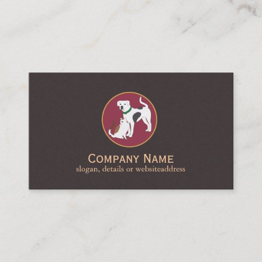 Customizable Pet Sitting Business Card