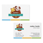 Pet Sitting Service Business Card Pet Sitting Service Business Card