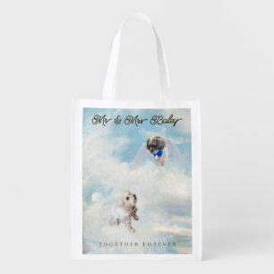 Pet Star Personalized Dog Photo and Text Grocery Bag