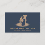 Pet Store Boutique Cat Dog Bird Rabbit Fish Business Card at Zazzle