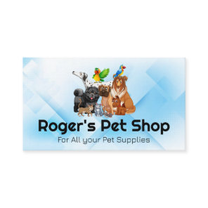 Pet Store | Dogs Cats Birds Business Card