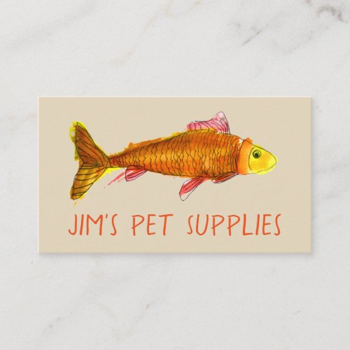 Pet store pet retail supplies business card
