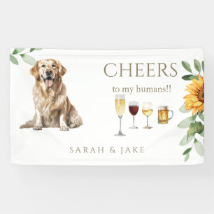 Pet Sunflower Cheers Cocktails Bar Banner