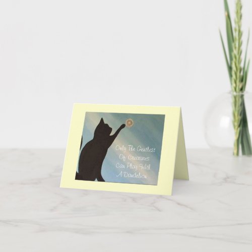 Pet Sympathy Card Cat