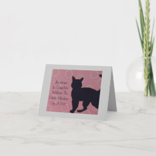 Pet Sympathy Card - Cat