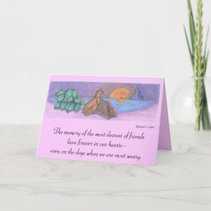 Pet Sympathy Card / Condolence Card / Memorial Car