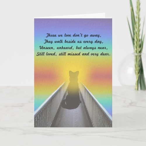 Pet Sympathy Card _ Dog