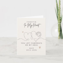 Pet Sympathy Card Dog Memorial Rainbow Bridge
