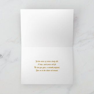Pet Sympathy Card Love Paw Series