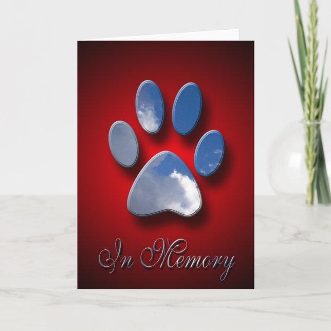 Pet Sympathy Greeting Cards | Loss Of Pet (Front)