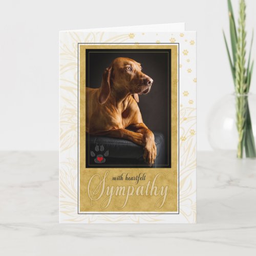 Pet Sympathy Loss of or Terminally Ill Dog Card