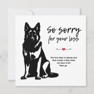 Pet Sympathy Note Card