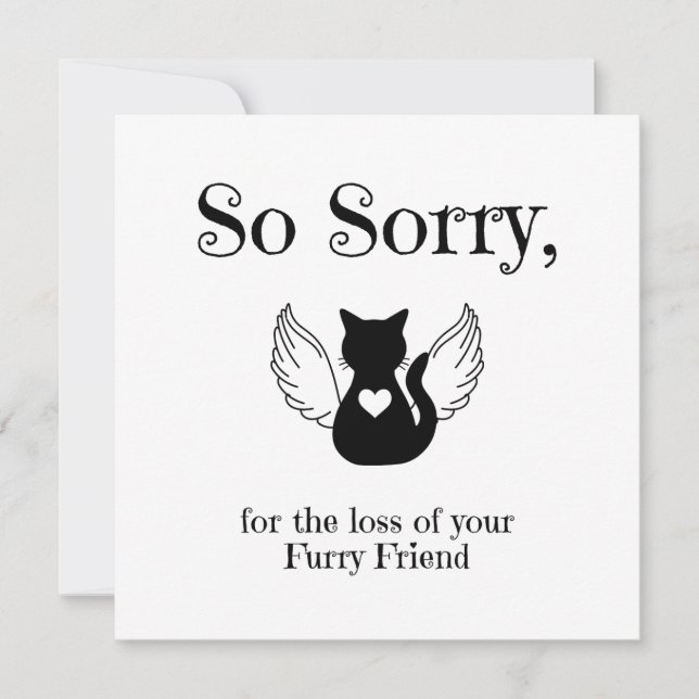 Pet Sympathy Note Card (Front)