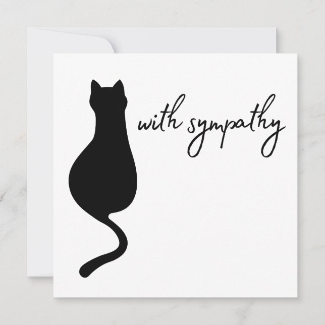 Pet Sympathy Note Card (Front)