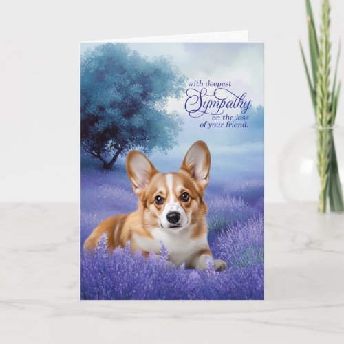 Pet Sympathy Pembroke Welsh Corgi Dog Lavender