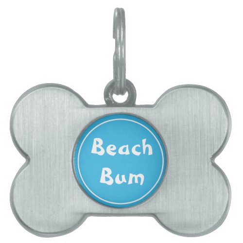 Pet Tag Beach Bum