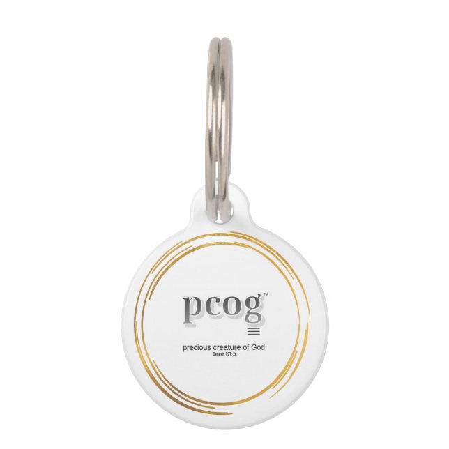 PET TAG pcog Acronym, Words, & Scripture (Front)